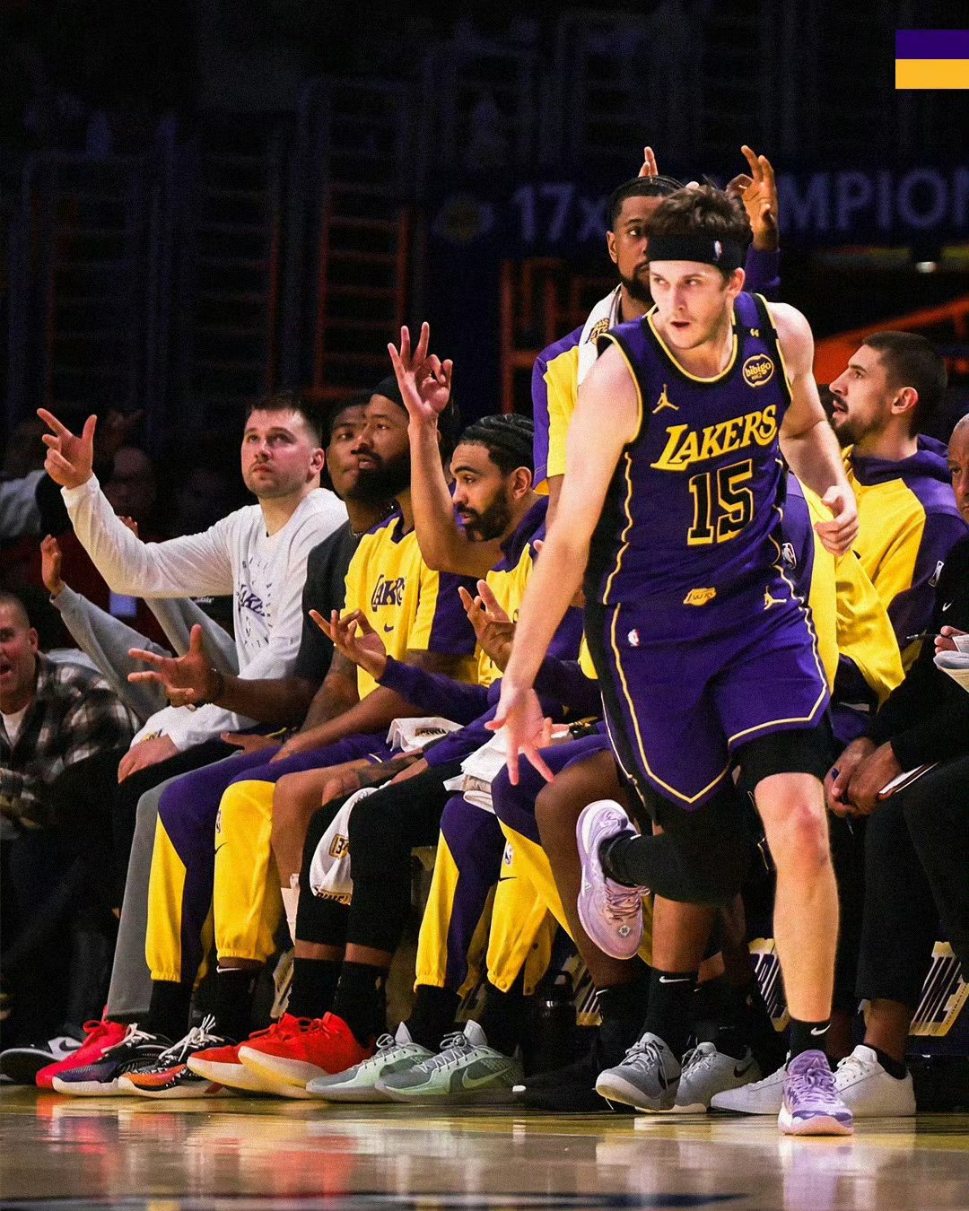 湖人B队血洗奇才，浓眉完成帽子戏法的简单介绍